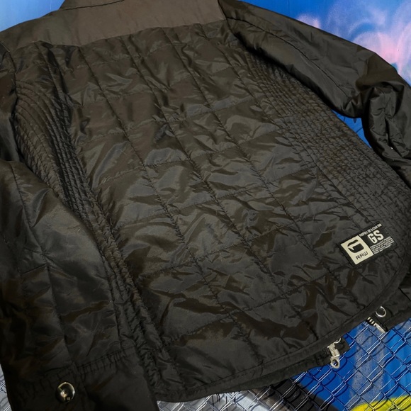 💥SOLD💥GStar Raw Hawkeye Quilted Jacket Street Utility Mens M CoaT Overshirt - Picture 7 of 10